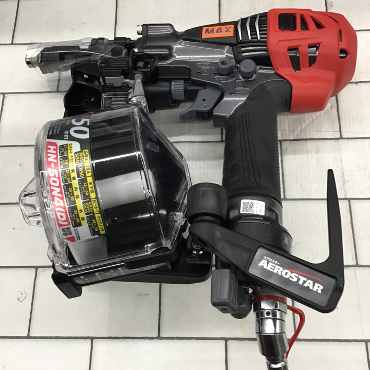 ★マックス(MAX) 高圧エア釘打ち機 HN-50N4(D)-G【所沢店】