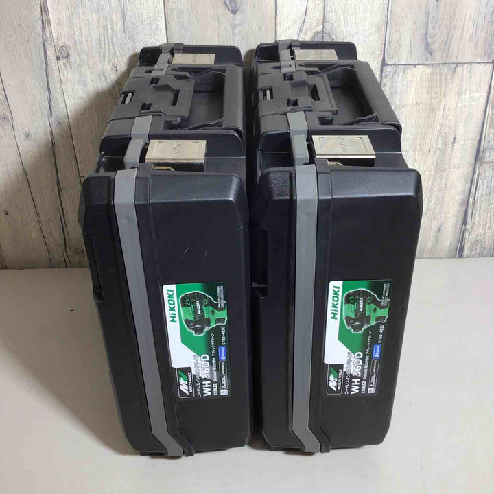 【未使用品】 ハイコーキ HIKOKI 日立 コードレス インパクトドライバ アグレッシブグリーン WH36DD(2XHLSZ) 2台 フルセット インパクト グリーン 緑 純正 充電式 【戸田店】