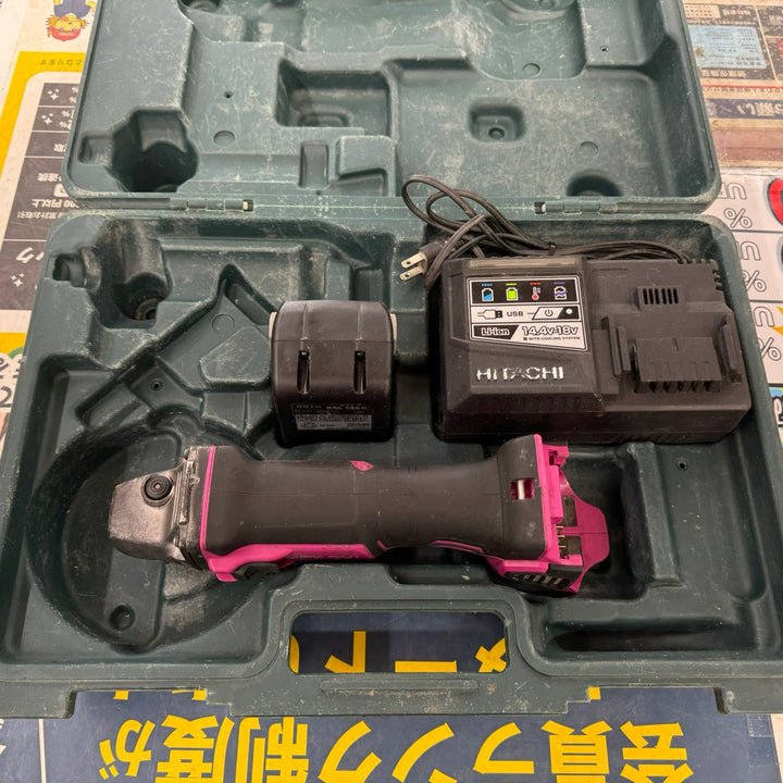 〇ハイコーキ(HIKOKI ※旧:日立工機) コードレスディスクグラインダ G14DBVL(LJCK)(R)【柏店】