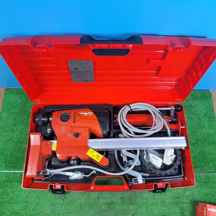 【美品】★ヒルティ(Hilti) ダイヤモンドコアドリル DD 120 給水タンク付 アンカーおまけ【岩槻店】