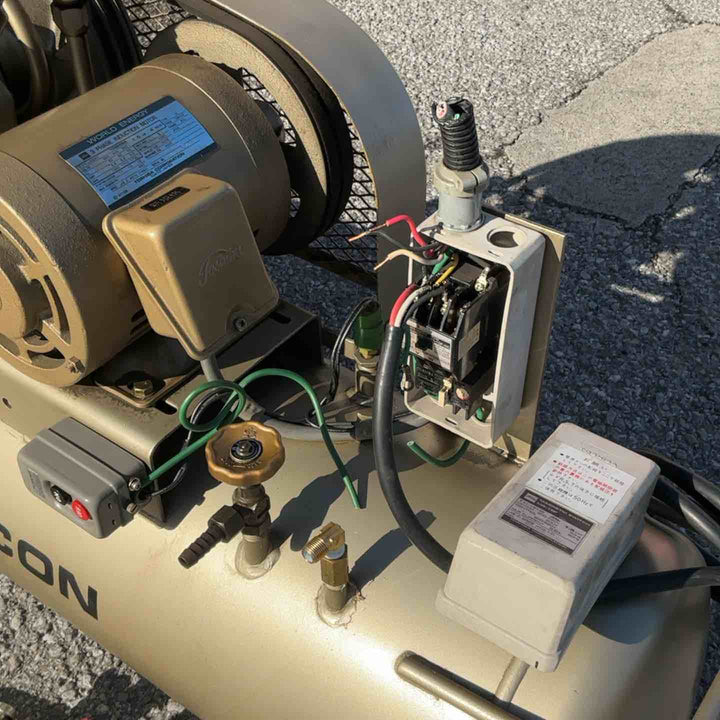 【店頭受取り限定】東芝 TOSHIBA エアコンプレッサー ベビコン GP5-15T8 ※簡易通電確認済【草加店】