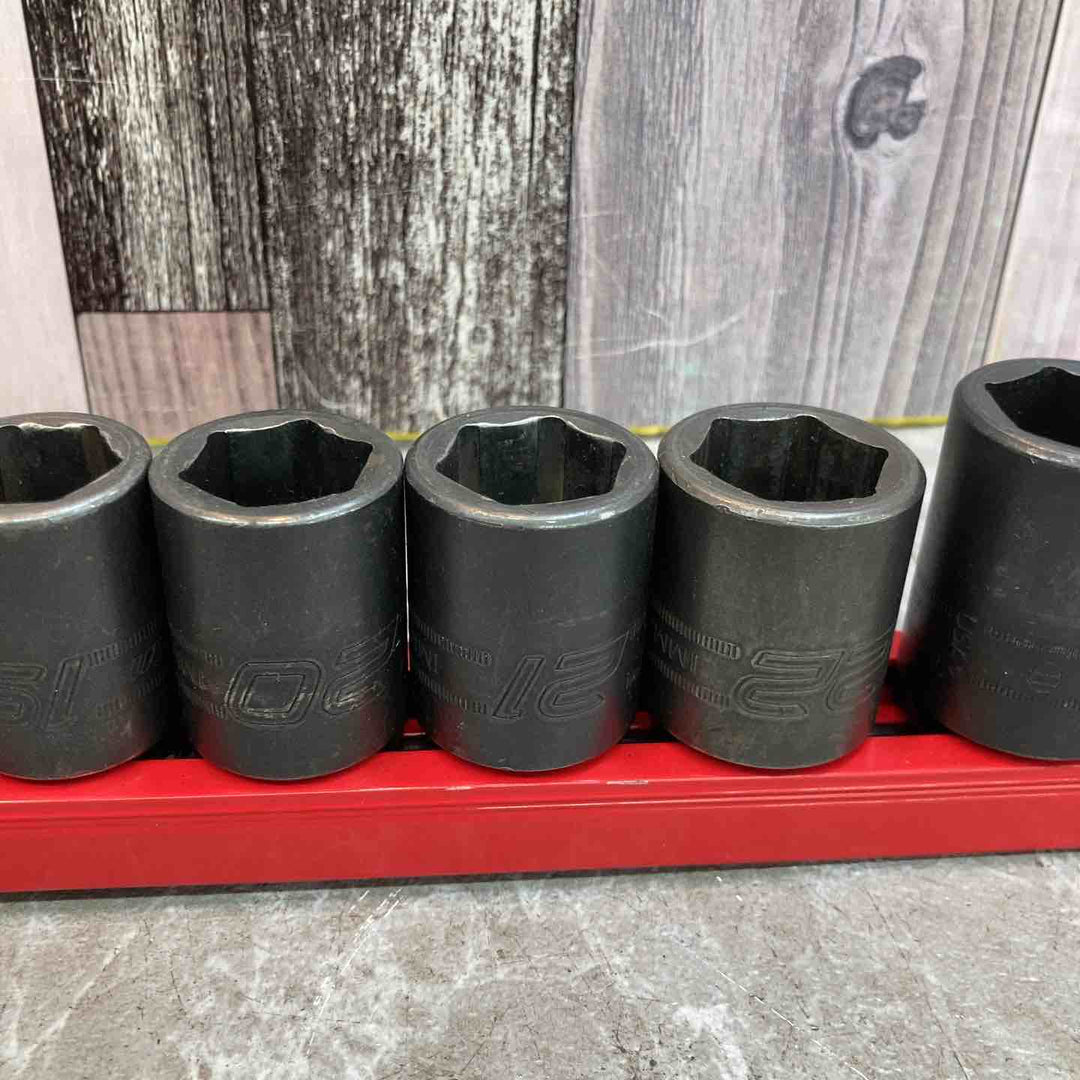 Snap-on スナップオン 1/2インパクトシャローソケット 14個 IMM100A-230【八潮店】
