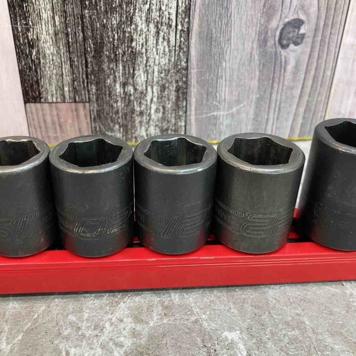 Snap-on スナップオン 1/2インパクトシャローソケット 14個 IMM100A-230【八潮店】