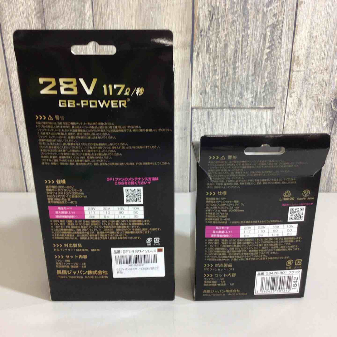【未使用品】長信ジャパン GF1-R S ワインレッド+バッテリーGB428-BO1 セット【戸田店】
