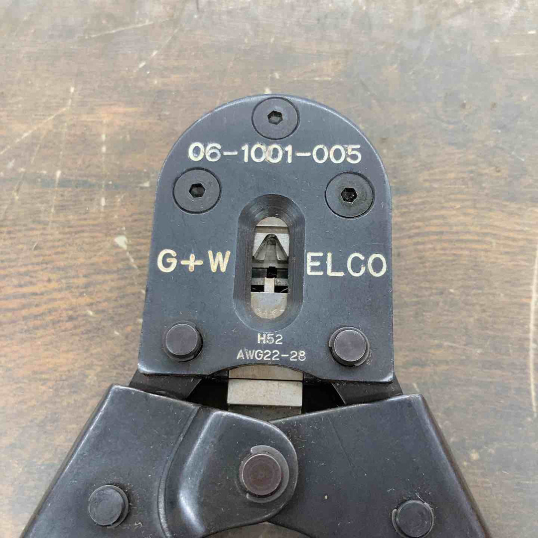 ELCO 06-2101-52 圧着工具 AWG22-28 ハンドプレス 圧着端子ペンチ【戸田店】