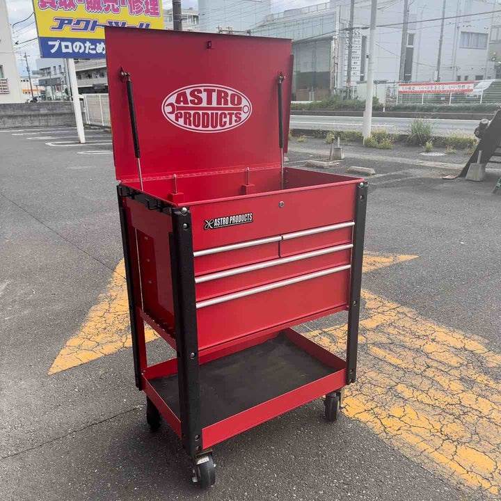 【店頭受取り限定】アストロプロダクツ 4段引き出し付きツールワゴン W930×D520×H1200mm【桶川店】