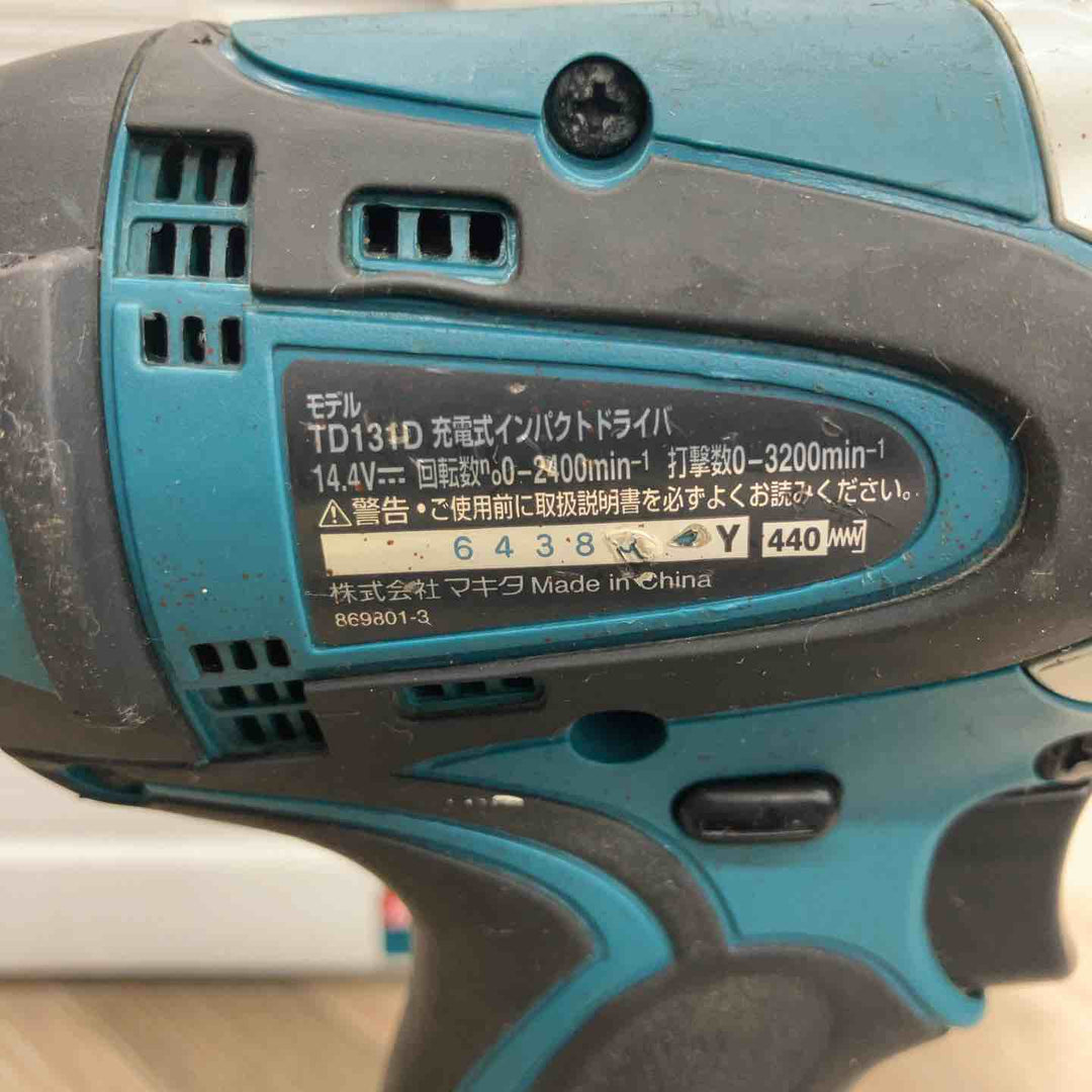 ★マキタ(makita) コードレスインパクトドライバー TD131DRFX【八潮店】