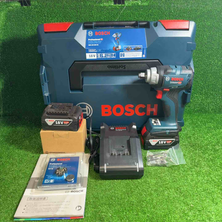【未使用品】Bosch Professional(ボッシュ) 18Vコードレスインパクトレンチ GDS18V-330HC (5.0Ahバッテリー2個・充電器・キャリングケース付) 【藤沢店】