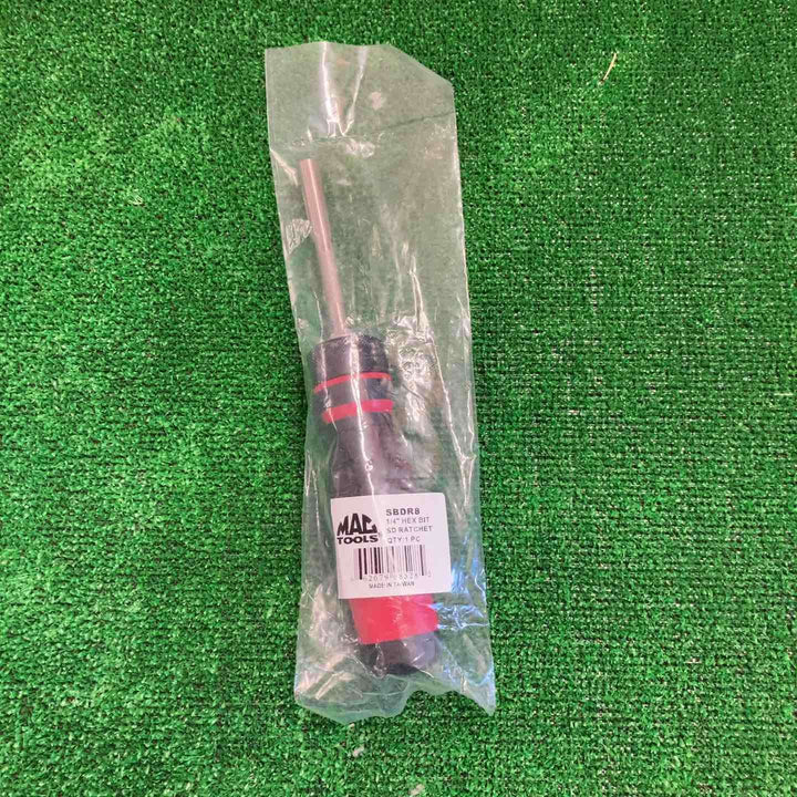 MACTOOLS 1/4ラチェッティングマグネティックビットドライバ SBDR8【町田店】
