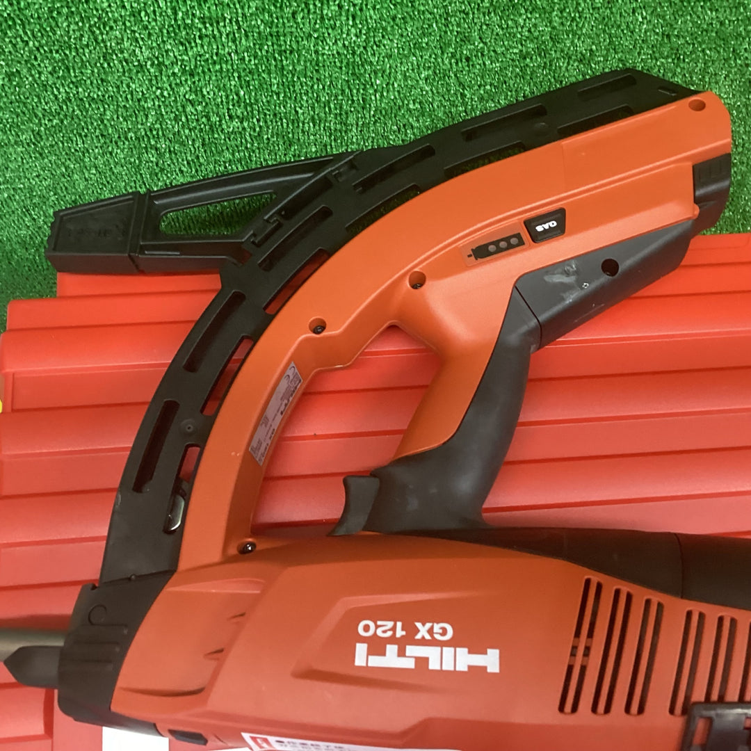 【未使用品】ヒルティ(HILTI) ガス式鋲打機 GX120 ガスGC20 ４本 釘X-EGN14MX ２箱付属【川越店】