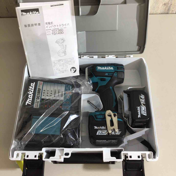 ★マキタ(makita) コードレスインパクトドライバー TD138DRFX【戸田店】