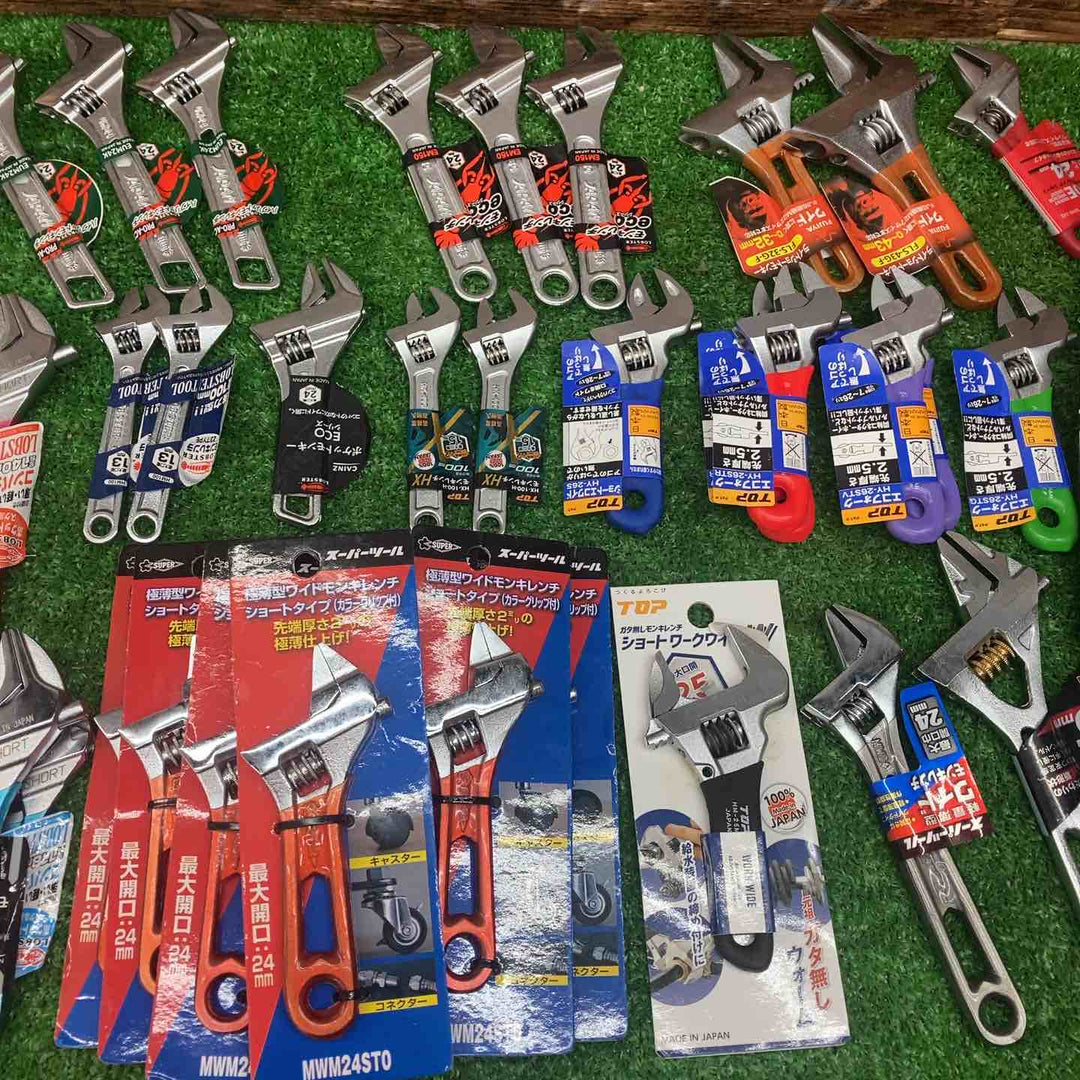 【未使用】モンキーレンチ80個まとめ売り 格安☆ ロブスター スーパーツール TOP 様々 24mm 30mm 36mm等 軽量 薄型 ショート 様々【川越店】