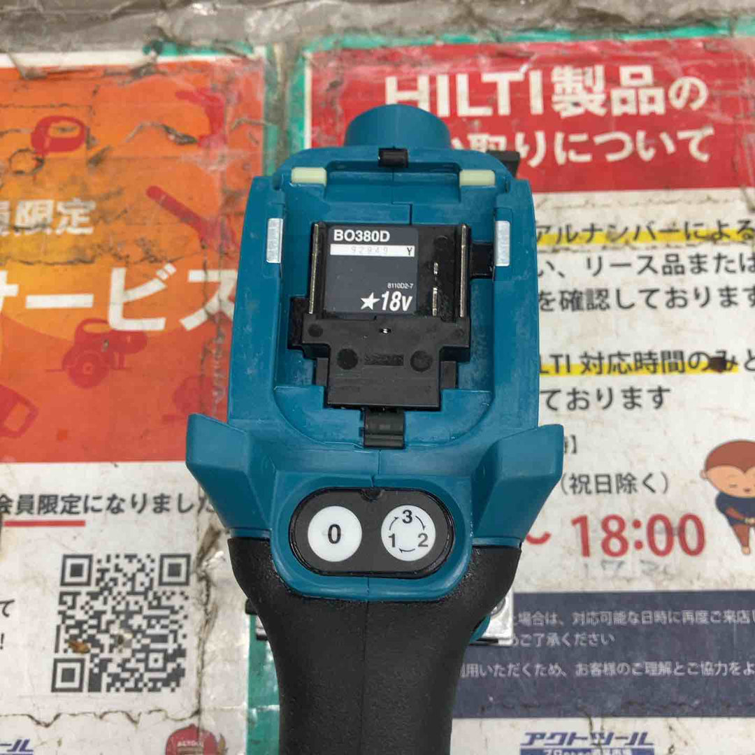 ★マキタ(makita)18Vコードレス仕上サンダー BO380DZ 本体のみ【戸田店】
