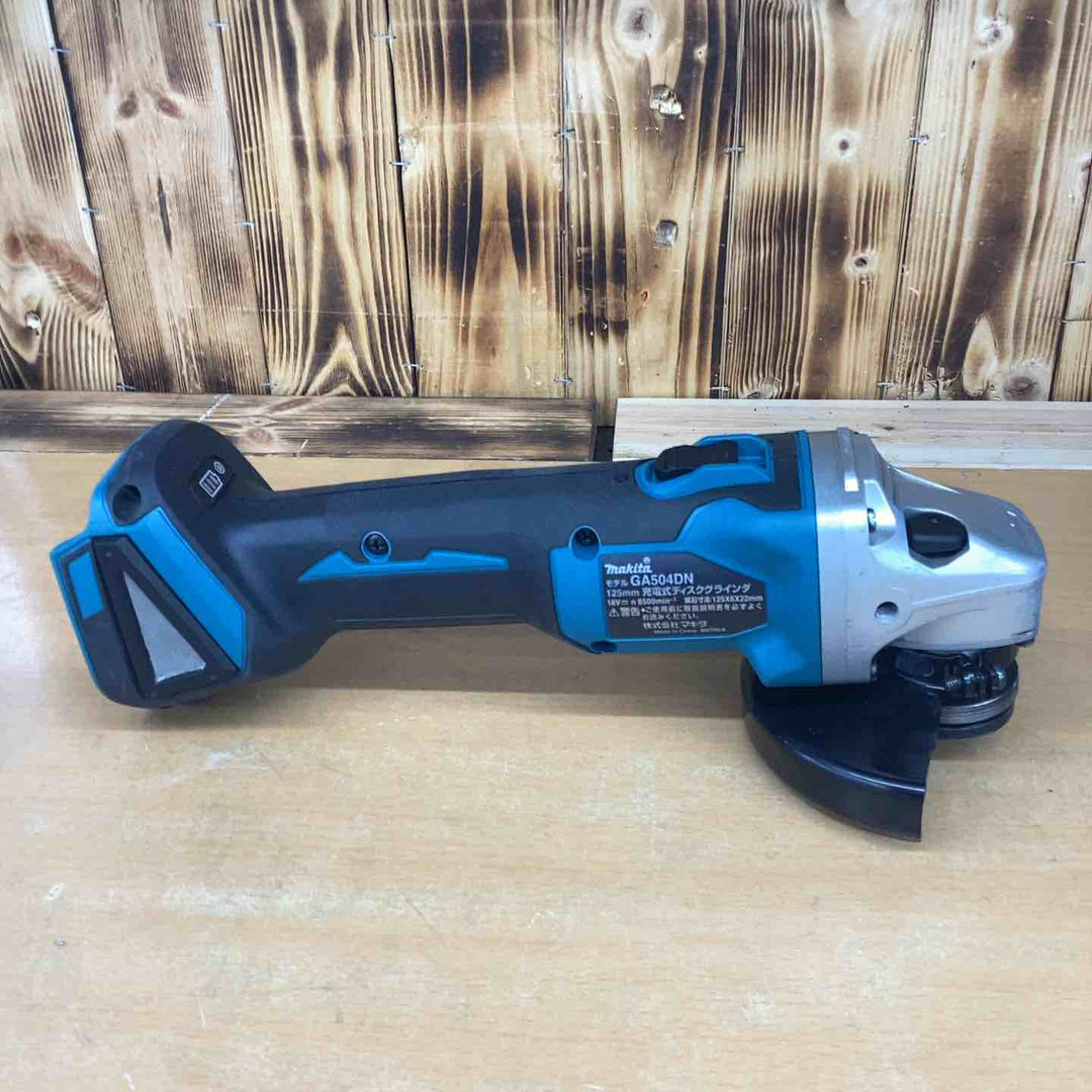 ☆マキタ(makita) 125mmコードレスディスクグラインダ GA504DZN (GA504DN)【越谷店】