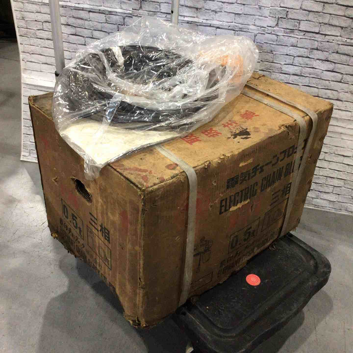 【店頭受取り限定】▼象印 チェーンブロック 200V 0.5t 10m FA 長期保管【川口店】