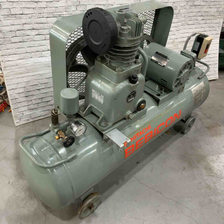 【店頭受取り限定】◇日立産機(HITACHI) 2馬力ベビコン 1.5P-9.5V5 コンプレッサー 50Hz【川口店】