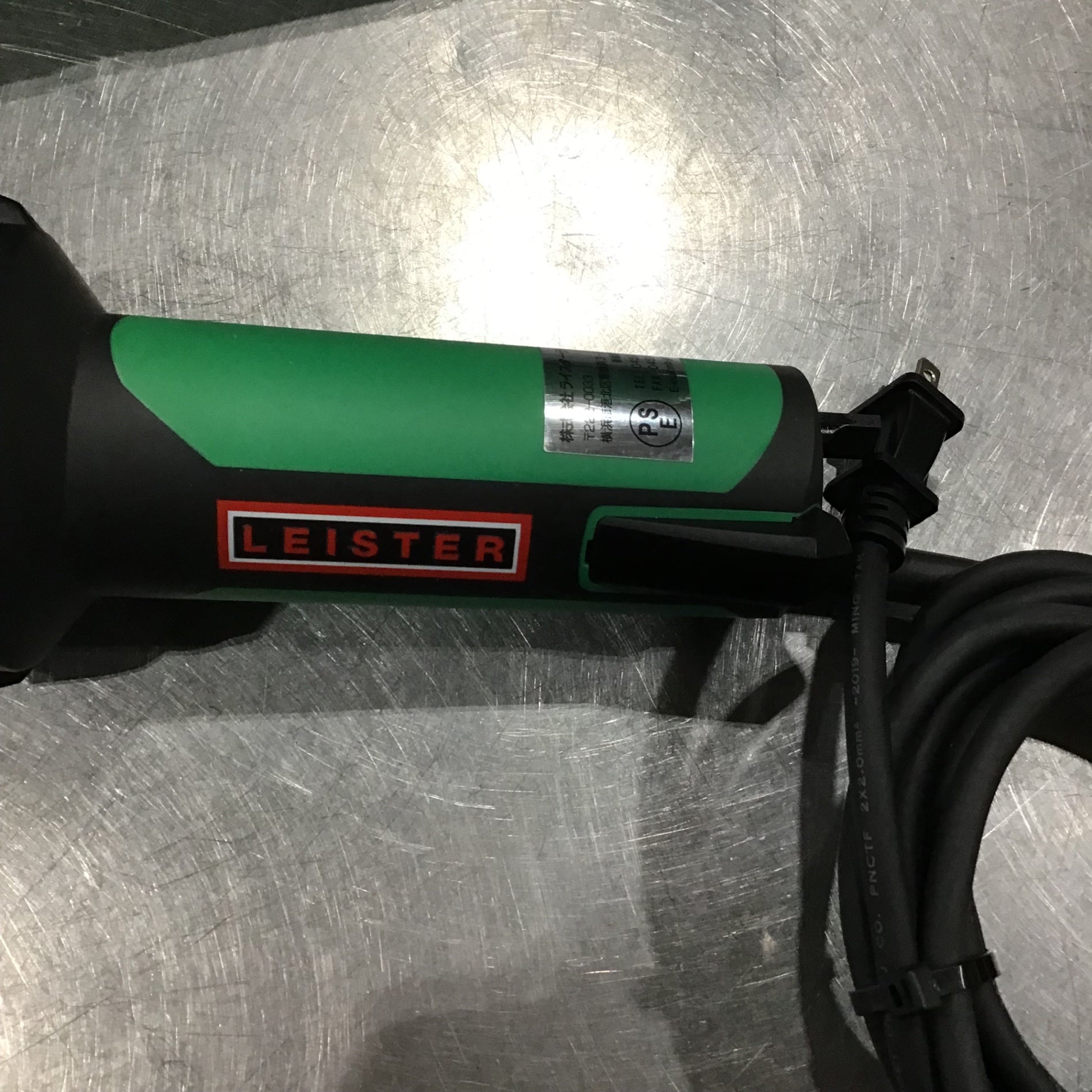 ライスター TRIACST 熱風溶接機②【野田愛宕店】【店頭取引限定】【ジャンク】管理番号：ITEJCUSG8YA8 ライスター 溶接機 トリアックST型 純正品 スターターキット 5点セット