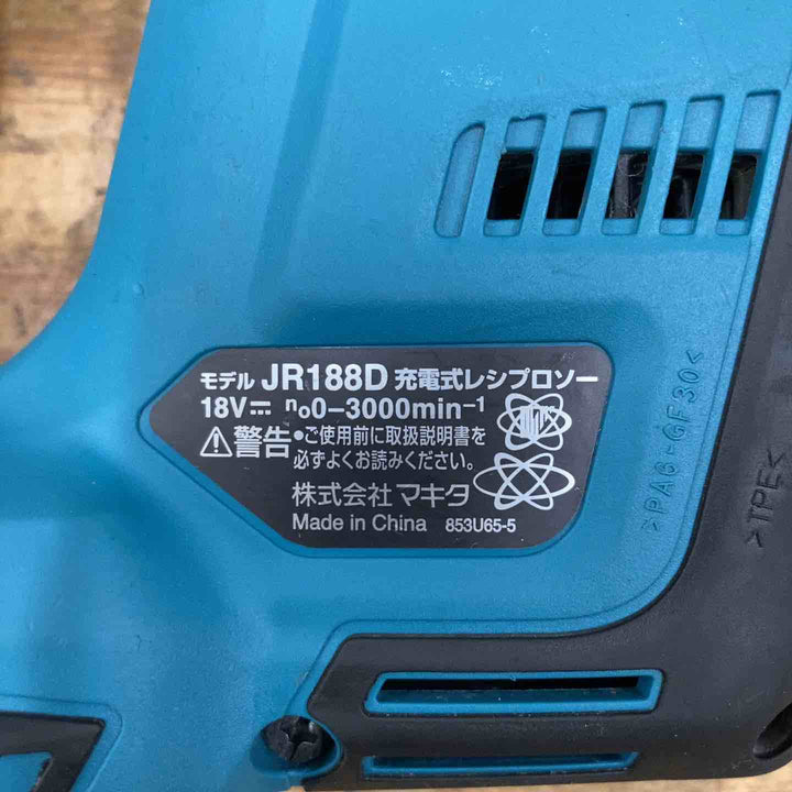 【中古品】★マキタ(makita) コードレスレシプロソー JR188DZK 18V 本体のみ【柏店】