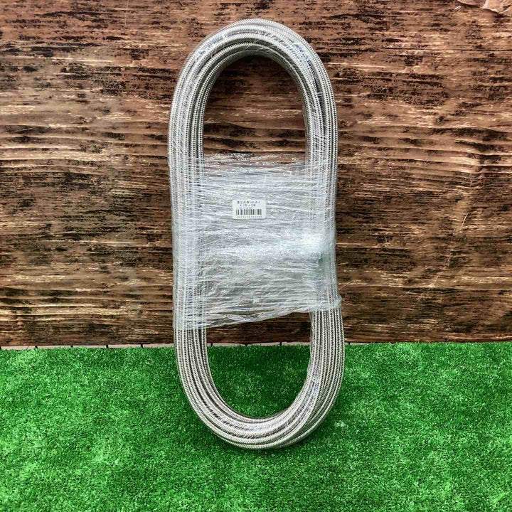 メーカー不明 高圧洗浄ワイヤーホース 4.5×15ｍ 1/4-1/8【川越店】