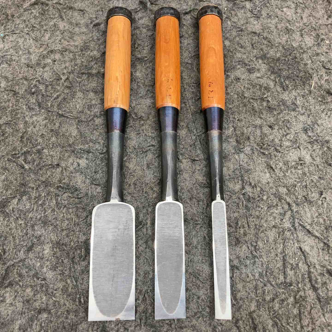 【中古・現状品】 正道 銘 鑿 のみ ＊3本組 【鴻巣店】