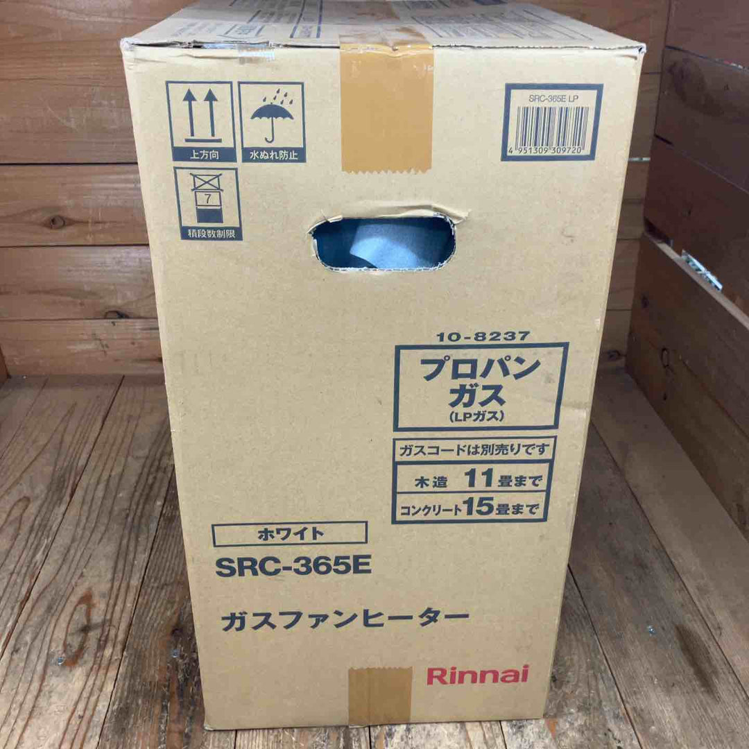 【未使用品】リンナイ(Rinnai) ガスファンヒーター SRC-365E ホワイト 木造11畳 コンクリート15畳【所沢店】