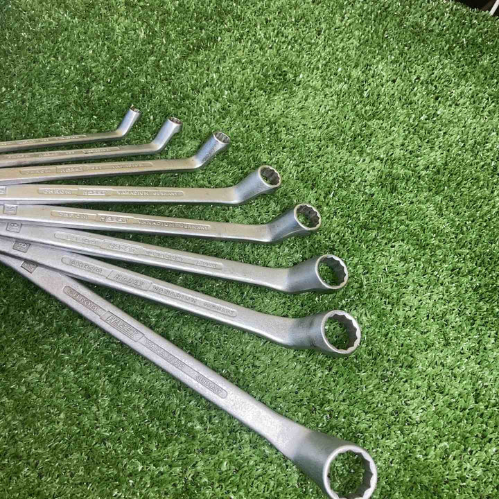 【美品】HAZET ダブルボックスエンドレンチ メガネレンチ 630シリーズ 8本【川崎店】