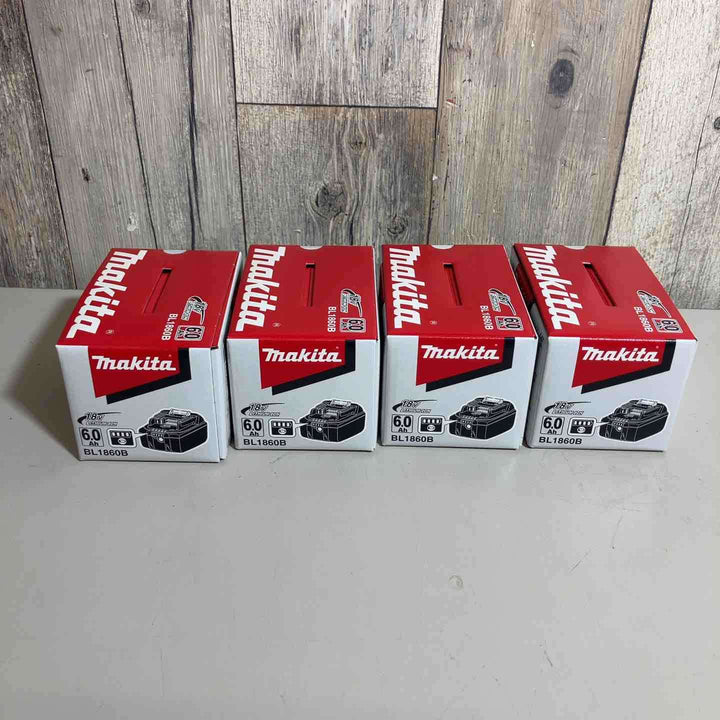 【未使用品】マキタ　BL1860B　4個セット　未使用フルセット　バラシ品 6【戸田店】