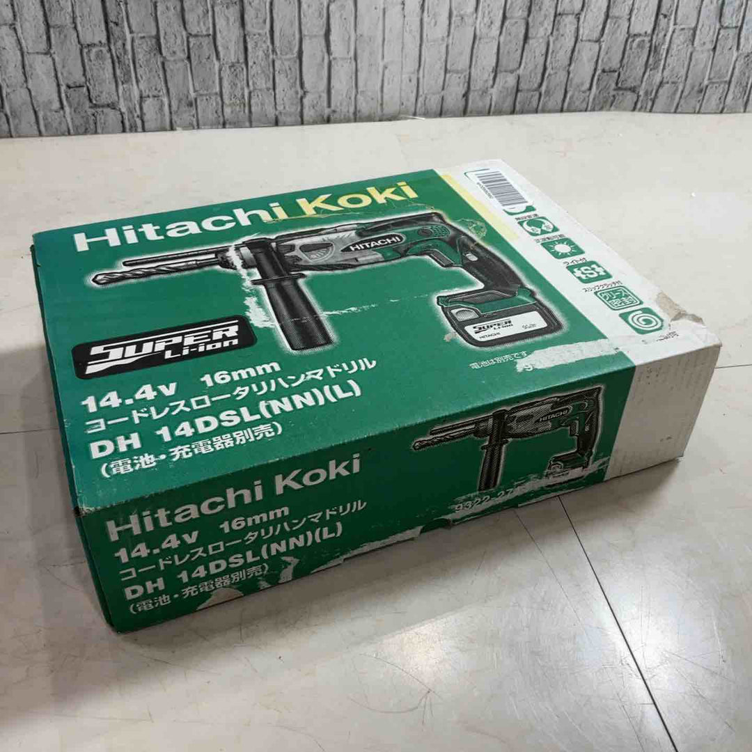 ★ハイコーキ(HIKOKI ※旧:日立工機) コードレスハンマドリル DH14DSL(2SLCK) 14.4V 動作確認済み【川口店】
