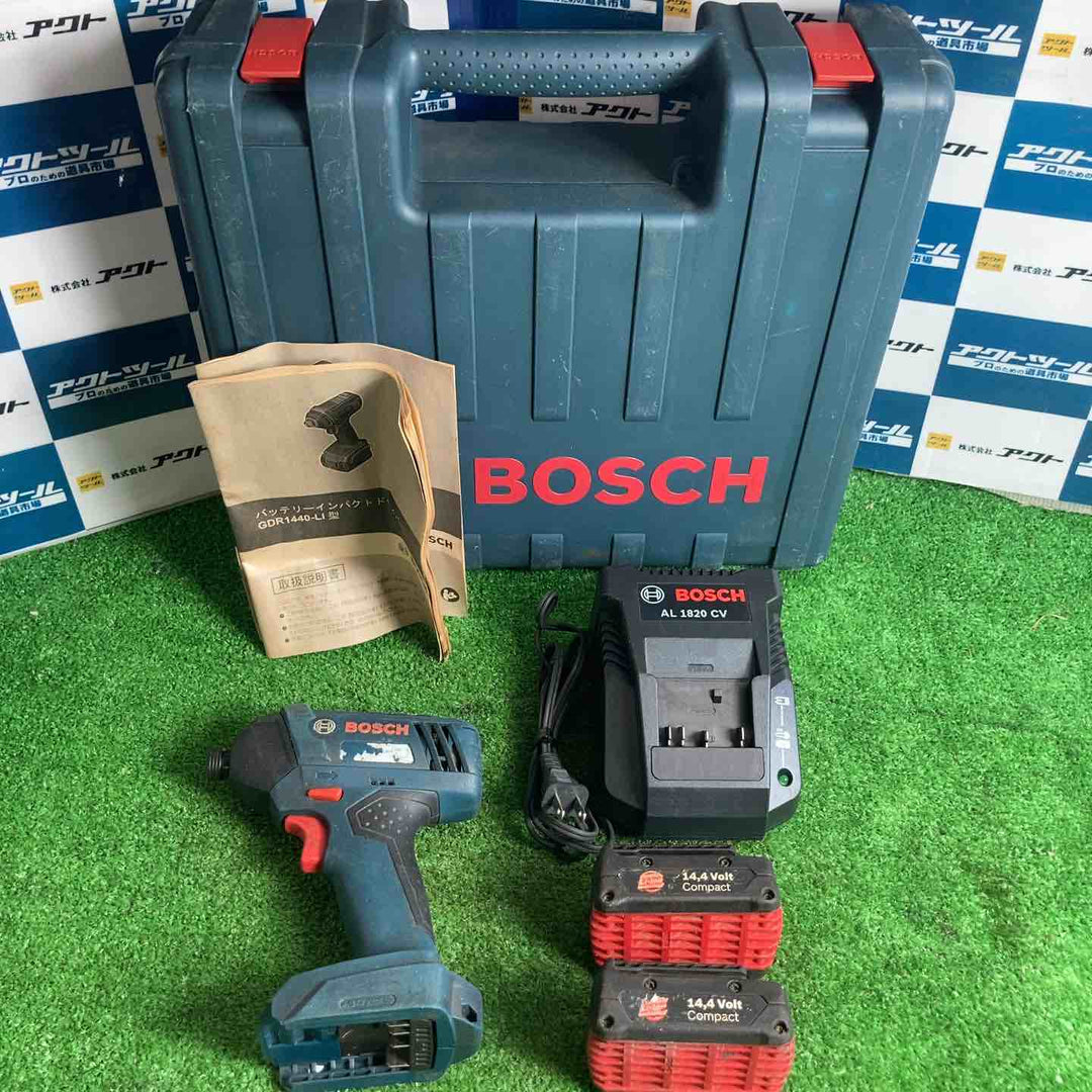 ◇ボッシュ(BOSCH) コードレスインパクトドライバー GDR1440-LI【草加店】