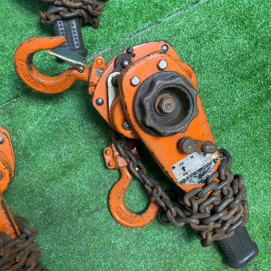 コンドーテック 0.8t レバーホイスト KC-0.8 6点まとめ レバーブロック 800kg【岩槻店】