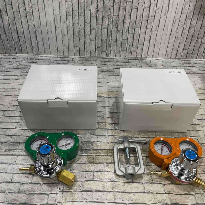 千代田精機 CHIYODA 圧接用 ガスレギュレーター 二個セット【川口店】