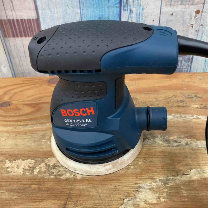 【美品】◇ボッシュ(BOSCH) 吸じんランダムアクションサンダー GEX125-1AE サンダーペーパーおまけつき【柏店】