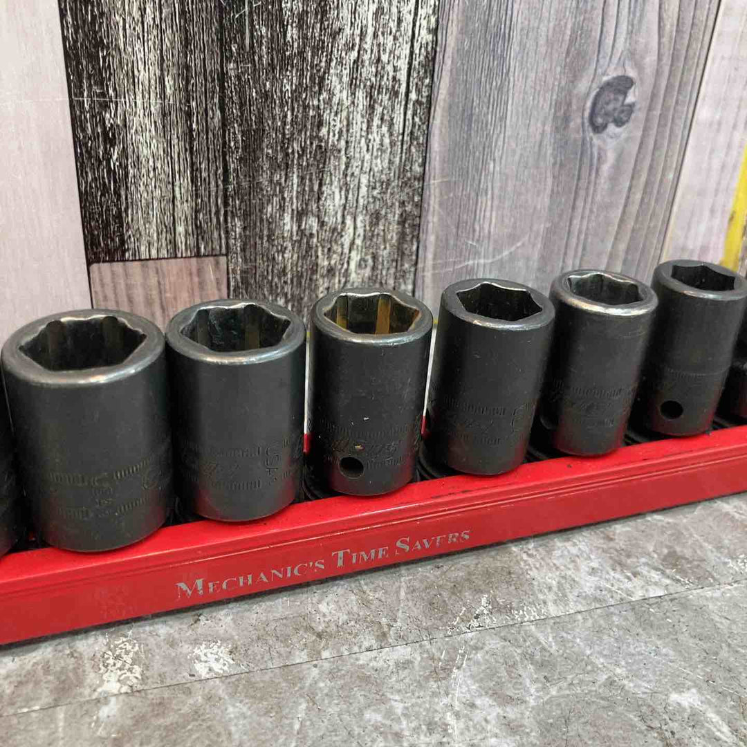 Snap-on スナップオン 1/2インパクトシャローソケット 14個 IMM100A-230【八潮店】