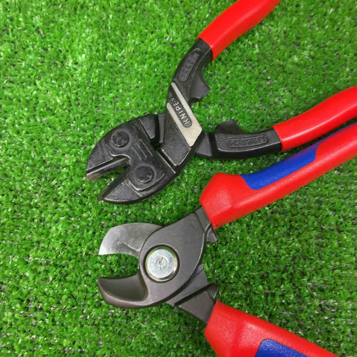 KNIPEX ミニクリッパー 250mm 7101250、ケーブルカッター 9512165、スーパーニッパー 125㎜ 7813125、ケーブルシザース 9505155 計4点セット【藤沢店】