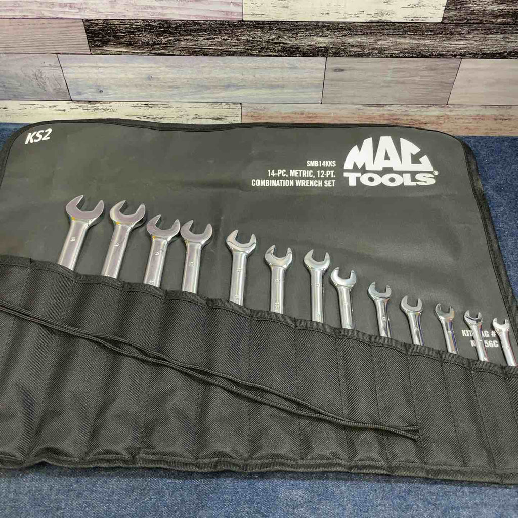 値下げしました！【中古】マックツールズ MACTOOLS SMB14KKS コンビネーションレンチセット マックツール MAC TOOLS ナックルセイバー コンビネーション レンチ 13