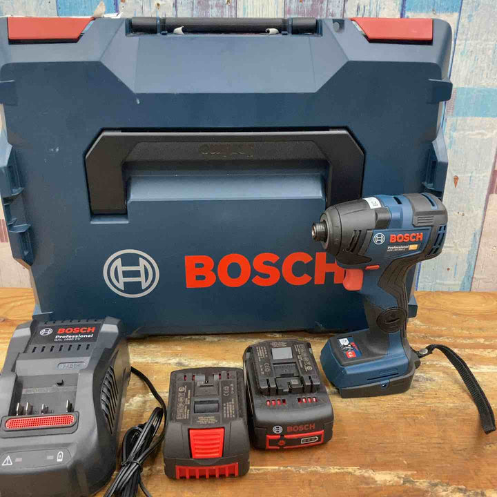 ◇ボッシュ(BOSCH) コードレスインパクトドライバー (6.0Ahバッテリー2個・充電器・キャリングケース付) GDR18V-200C6【柏店】