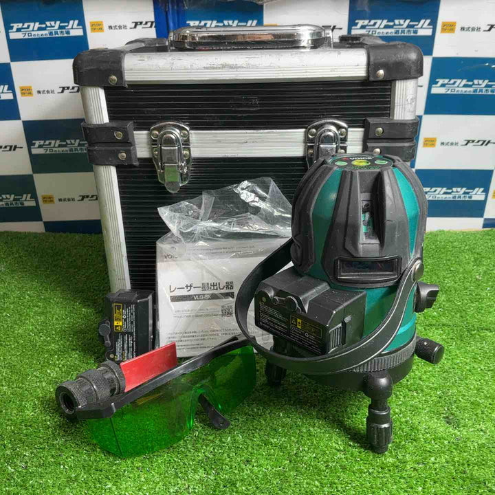 ◇VOICE レーザー墨出し器 グリーンレーザー VLG-8X【草加店】