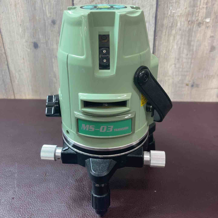 【中古美品】 山真/ヤマシン(YAMASHIN) グリーンレーザー墨出し器 MS-03 【東大和店】