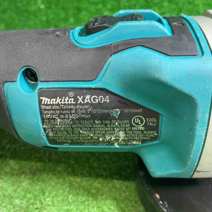 MakitaUSA マキタ 18V 充電式ディスクグラインダー XAG04Z (GA504DZ同等品) 18V【藤沢店】