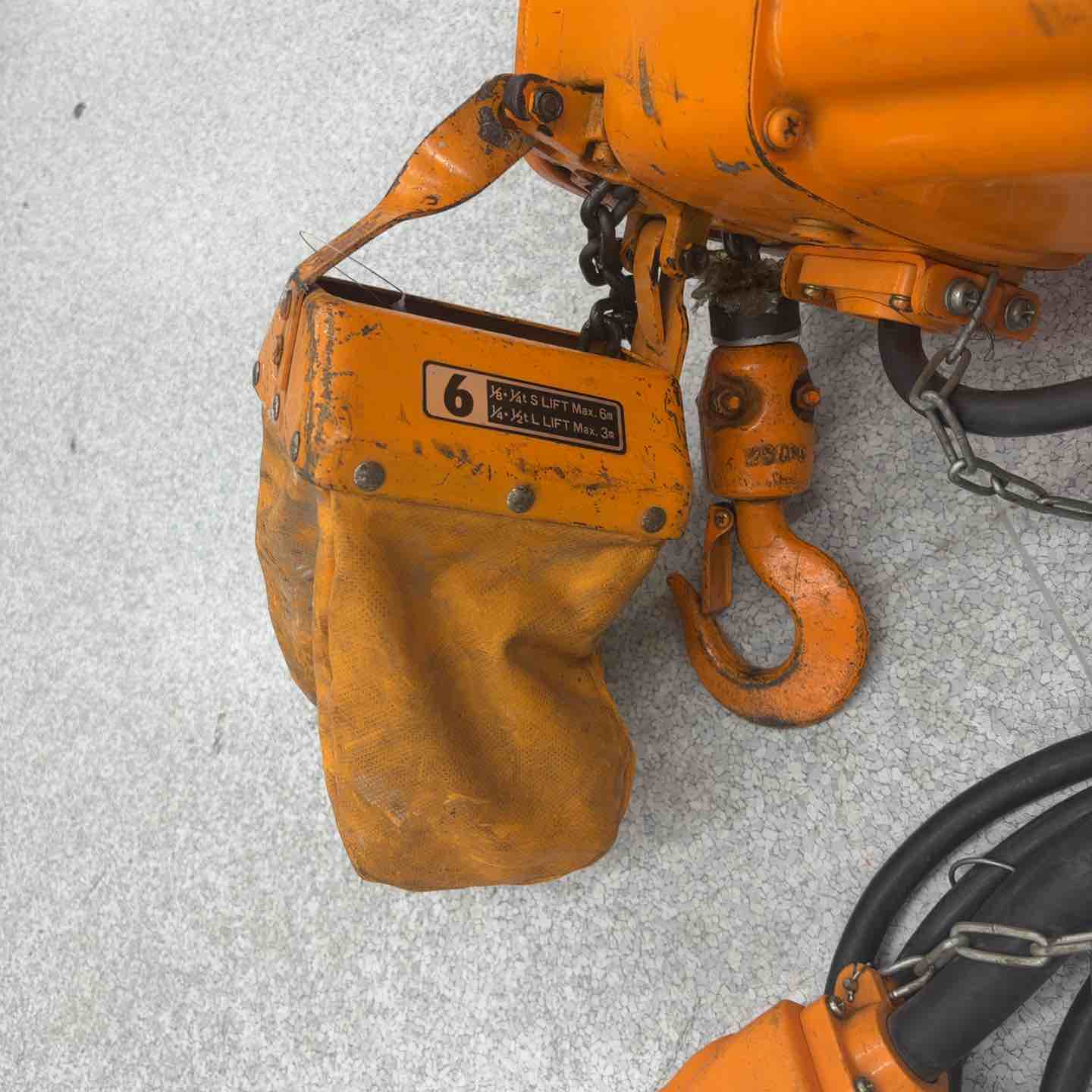 ◇電動ウインチ(チェーン) キトー(KITO) EF2E 荷重250kg ファルコン