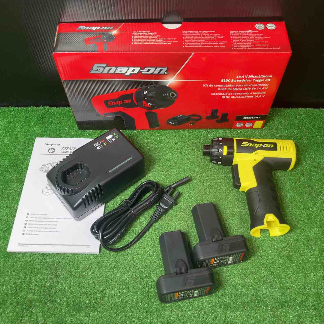 スナップオン/Snap-on コードレススクリュードライバ CTS861HVJ2 イエロー【岩槻店】