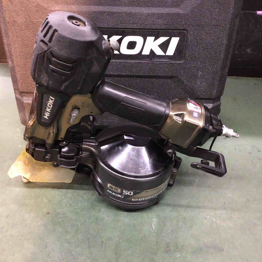 ★ハイコーキ(HIKOKI ※旧:日立工機) 高圧エア釘打ち機 NV50HR2(S)【戸田店】