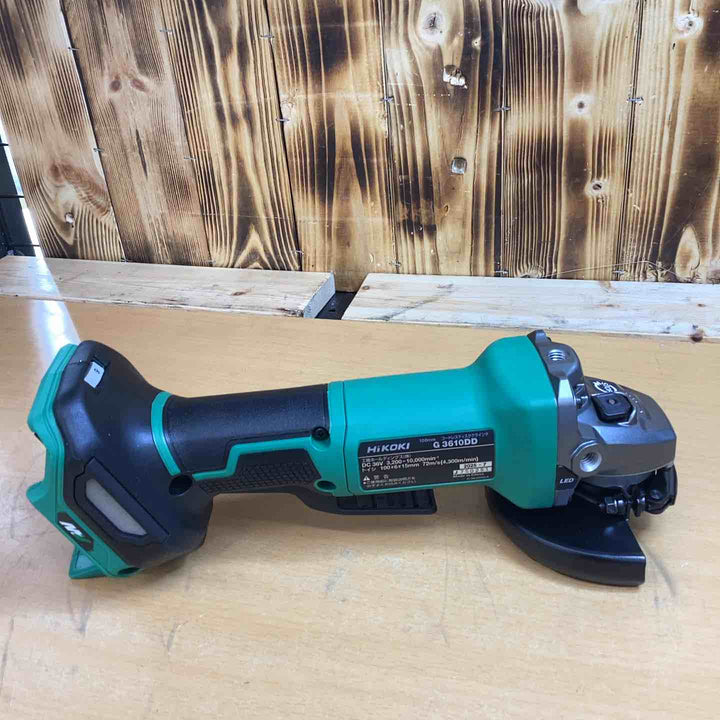 ★ハイコーキ(HIKOKI ※旧:日立工機) 100mmコードレスディスクグラインダ G3610DD(NN)【越谷店】