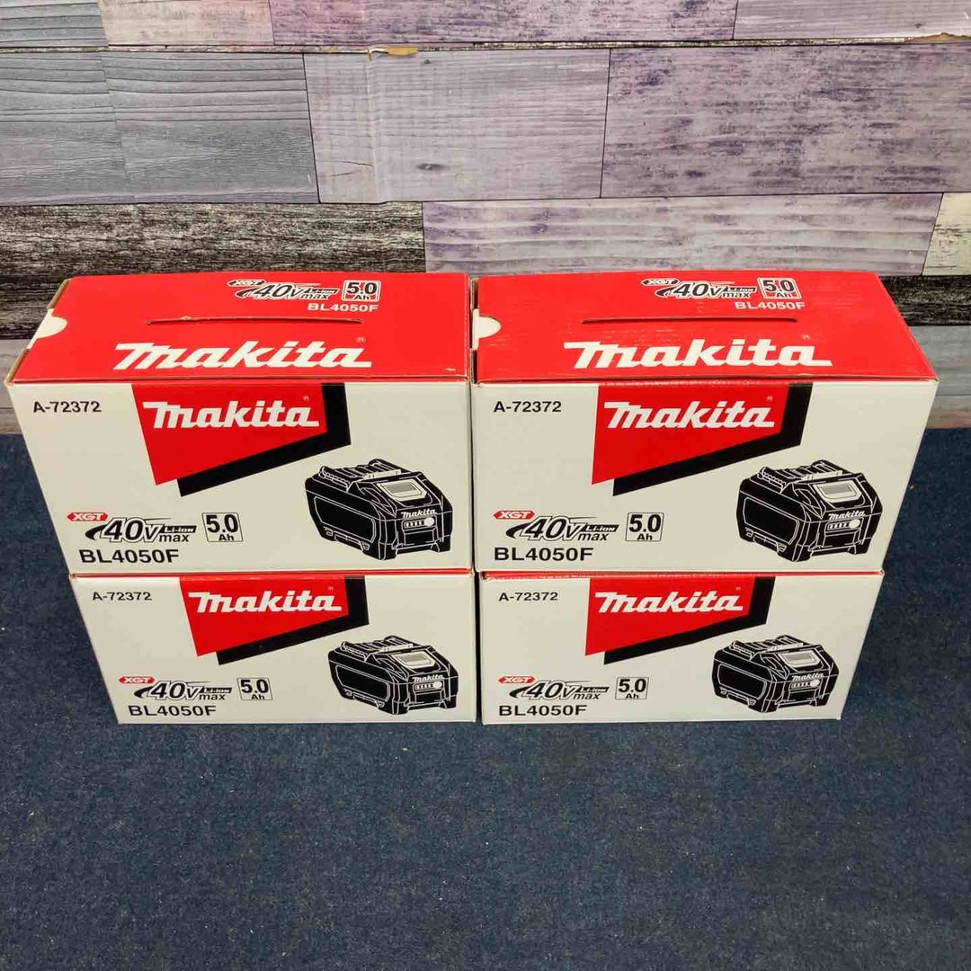 マキタ リチウムイオンバッテリー 40V/5.0Ah BL4050F 4個セット【八潮店】
