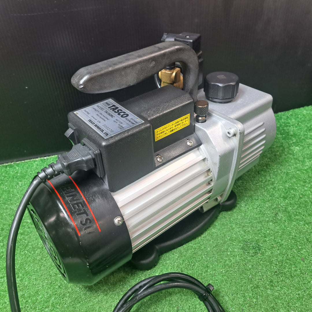 ◇タスコ(TASCO) 100V オイル逆流防止弁付 高性能ツーステージ真空ポンプ TA150RC【岩槻店】