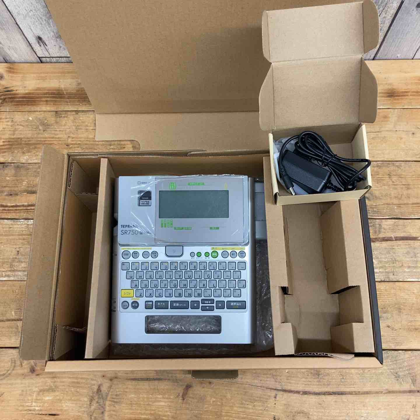 中古美品】TEPRA ラベルライター テプラRRO SR750 未使用白ラベル