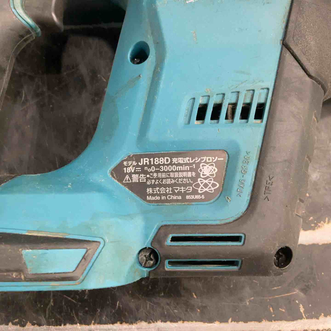 ☆マキタ(makita) コードレスレシプロソー 本体のみ JR188DZ【草加店】