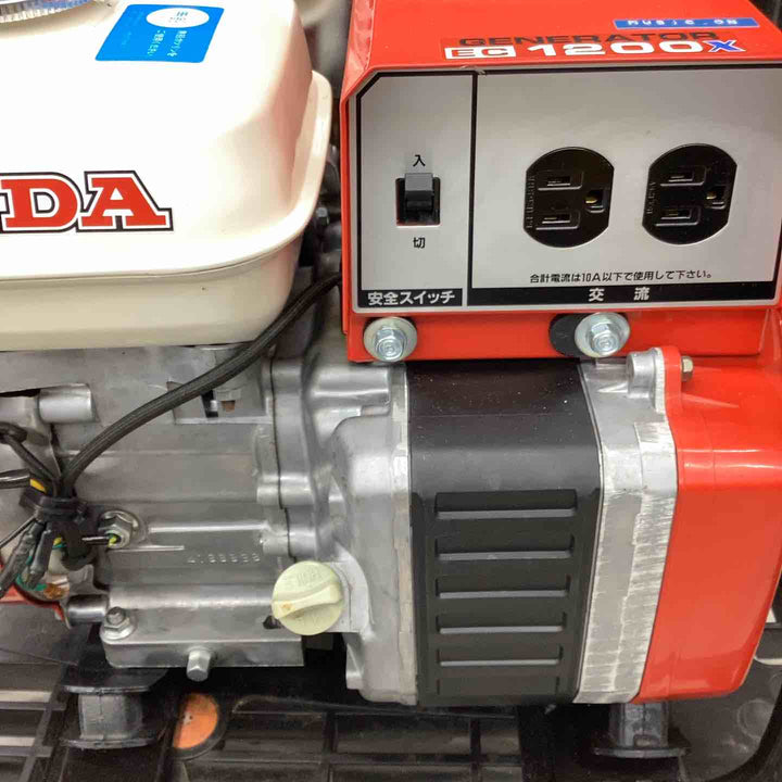 【店頭受取り限定】ホンダ ガソリン発電機 EC1200X 災害時 工事現場 キャンプ 祭り イベント会場 電力 電源確保 【越谷店】
