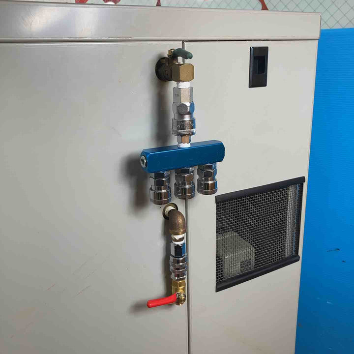 【中古品／店頭受取り限定】アネスト岩田 オイルフリースクロールコンプレッサ SLP-15C ※新品カプラー・コンセント 交換済※【岩槻店】