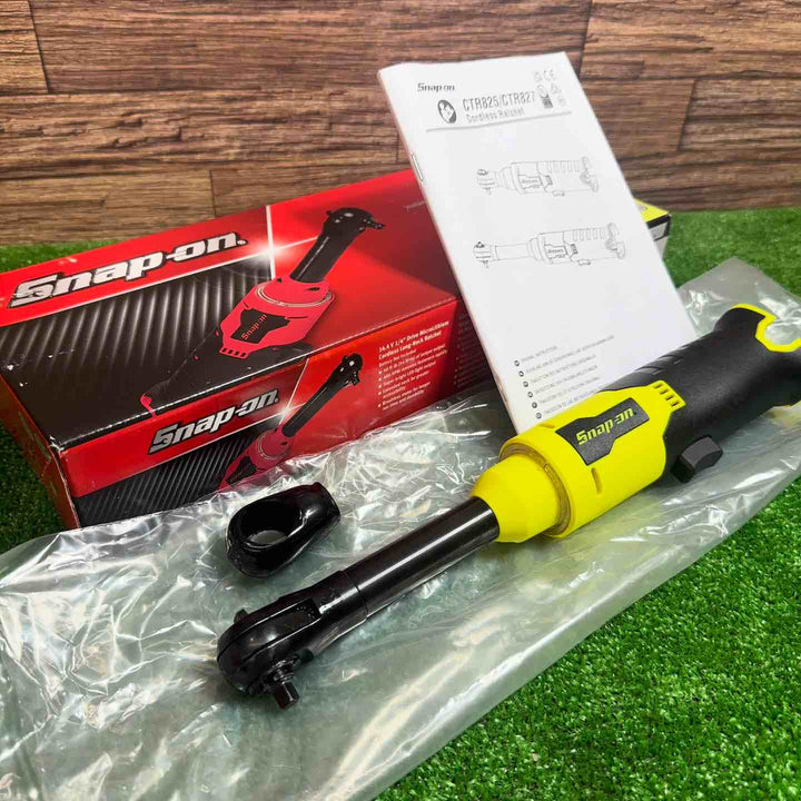 スナップオン/Snap-on 14.4V 1/4sq コードレスロングネックラチェット CTR827HVDB イエロー 本体のみ【桶川店】